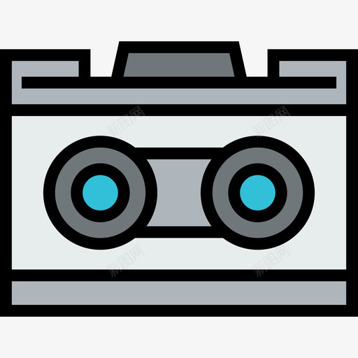 立体相机相机和配件4线性颜色图标svg_新图网 https://ixintu.com 相机和配件4 立体相机 线性颜色