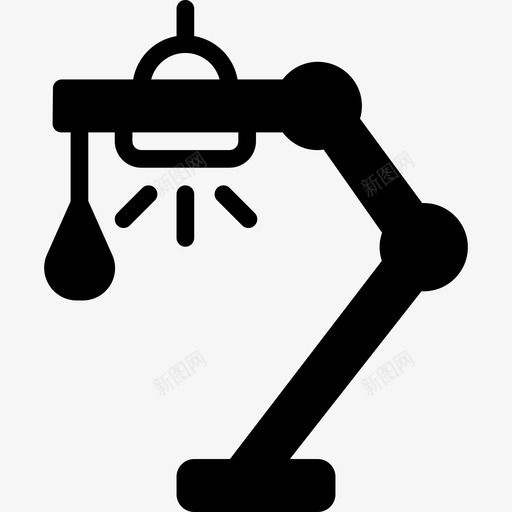 灯教育8填充图标svg_新图网 https://ixintu.com 填充 教育8 灯