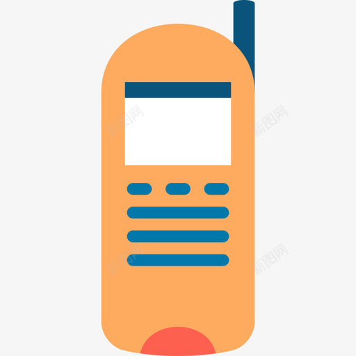 电话接收器电话图标组扁平svg_新图网 https://ixintu.com 扁平 电话图标组 电话接收器