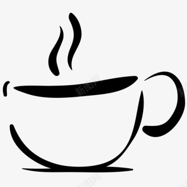 咖啡咖啡休息杯子图标图标