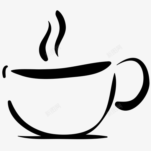 咖啡咖啡休息杯子图标svg_新图网 https://ixintu.com 咖啡 咖啡休息 杯子 热的 饮料