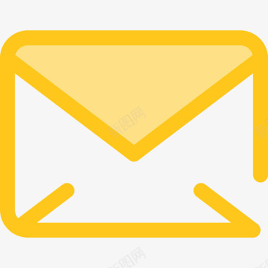 邮件用户界面10黄色图标图标