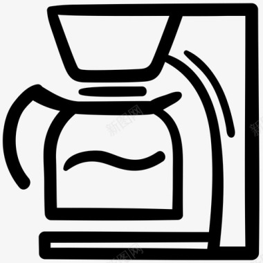 咖啡机饮料火锅图标图标