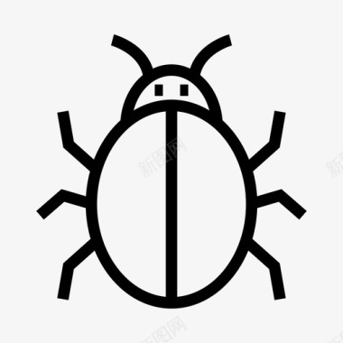 bug昆虫恶意软件图标图标
