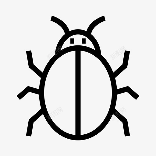 bug昆虫恶意软件图标svg_新图网 https://ixintu.com bug 基本行 恶意软件 昆虫 病毒