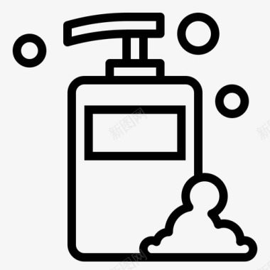 肥皂美容化妆品图标图标