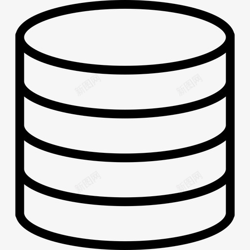 服务器文件类型线性图标svg_新图网 https://ixintu.com 文件类型 服务器 线性