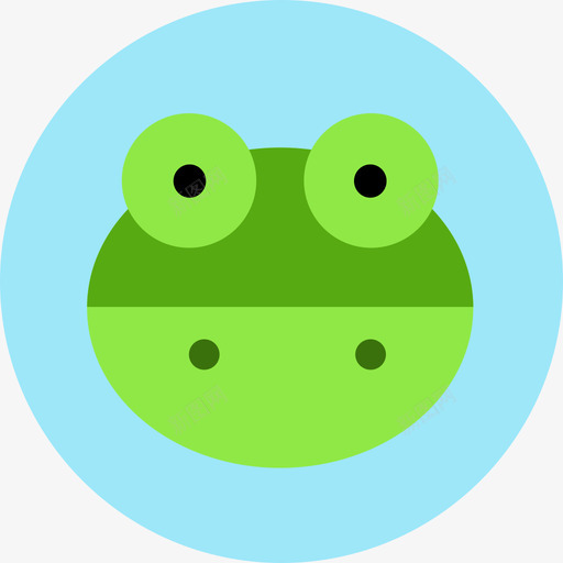 青蛙动物可爱的动物收藏图标svg_新图网 https://ixintu.com 动物 可爱的动物收藏 青蛙