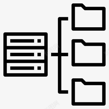 数据管理服务器数据库图标图标
