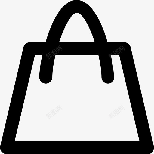 购物袋开发元素大胆圆润图标svg_新图网 https://ixintu.com 大胆圆润 设计开发元素 购物袋