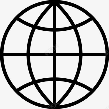 全球商业元素6线性图标图标