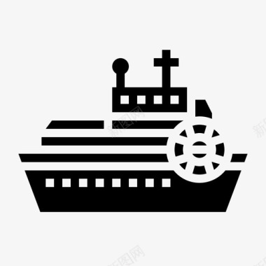 船休闲航海图标图标