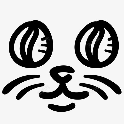 醒醒猫咖啡图标svg_新图网 https://ixintu.com 不眠之夜 咖啡 咖啡豆 咖啡轮廓涂鸦 猫 醒醒