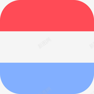 卢森堡国际国旗3圆形广场图标图标