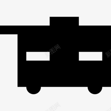 手推车旅行系列4已填充图标图标