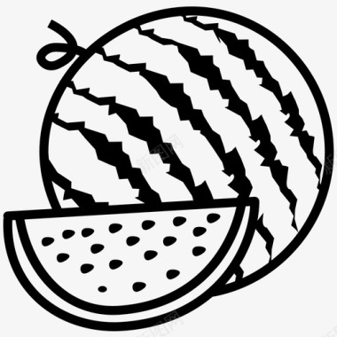 西瓜香精水果图标图标