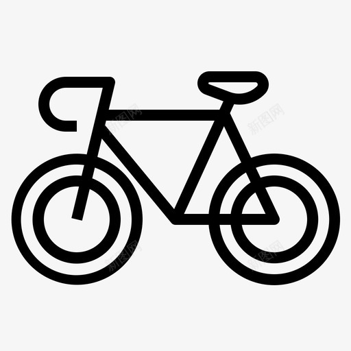 自行车环保运动图标svg_新图网 https://ixintu.com 健康 环保 生态001 自行车 运动 骑行