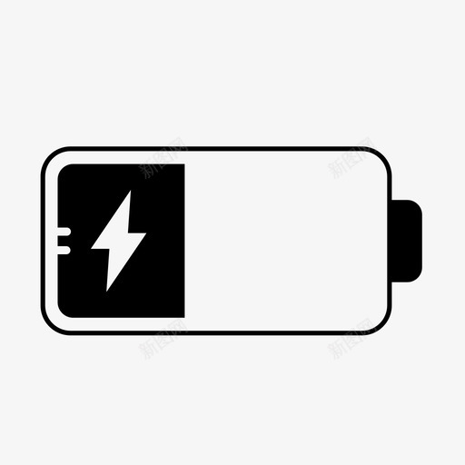 40级电池插电能量功率图标svg_新图网 https://ixintu.com 40级电池插电 功率 能量