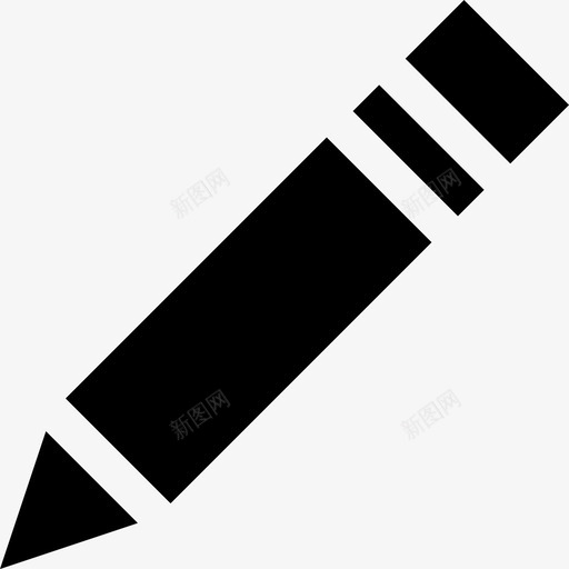 铅笔网4填充图标svg_新图网 https://ixintu.com 填充 网4 铅笔