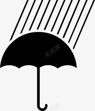 保护防雨雨伞图标图标