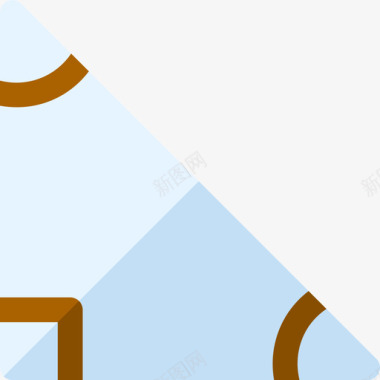 三角形数学符号4平面图标图标