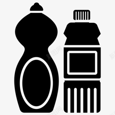 洗碗液衣物护理洗涤剂瓶图标图标
