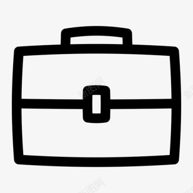 公文包商务文件图标图标