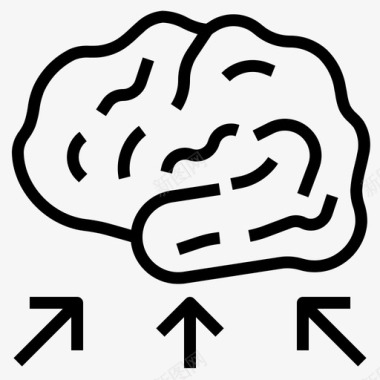 神经影响大脑创伤图标图标