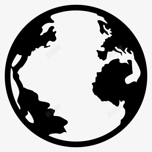 全球地图集地球图标svg_新图网 https://ixintu.com 世界 全球 全球导航和定位 地图集 地球