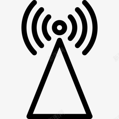 Wifi照片元素2线性图标图标