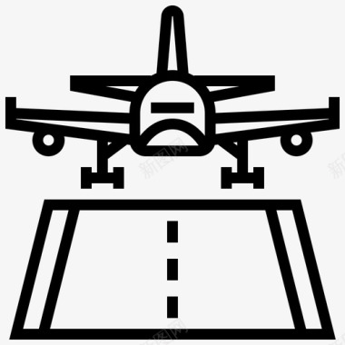 起飞航空公司机场图标图标