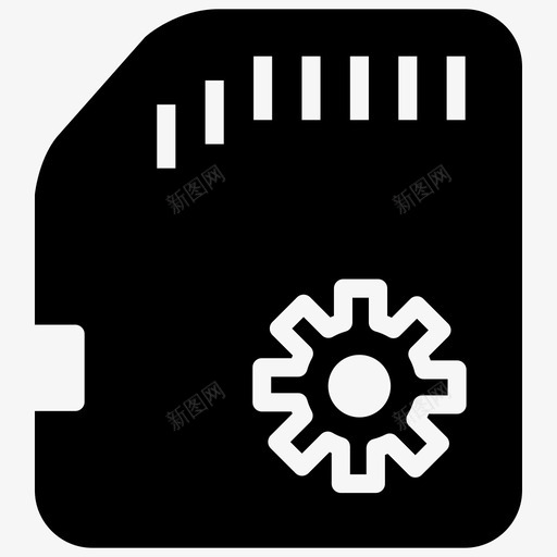 sd卡设置存储技术图标svg_新图网 https://ixintu.com sd卡设置 存储 技术 混合2