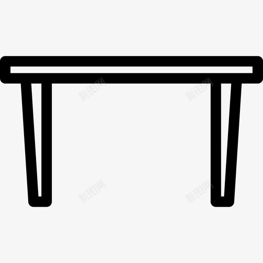 餐桌厨房元素4线性图标svg_新图网 https://ixintu.com 厨房元素4 线性 餐桌