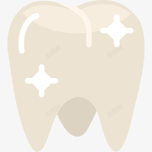 牙齿医疗声明扁平图标svg_新图网 https://ixintu.com 医疗声明 扁平 牙齿