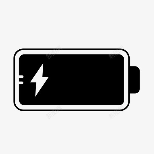 100级电池插电能量功率图标svg_新图网 https://ixintu.com 100级电池插电 功率 能量