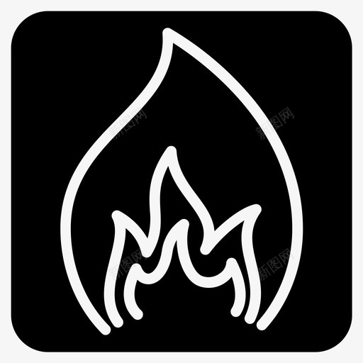消防消防队火焰图标svg_新图网 https://ixintu.com 所有n 标志 消防 消防队 火焰