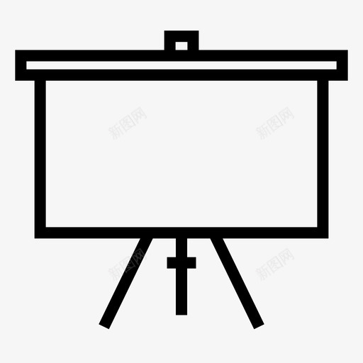 教育数学演示板图标svg_新图网 https://ixintu.com 学校 学校2 教育 数学 演示板