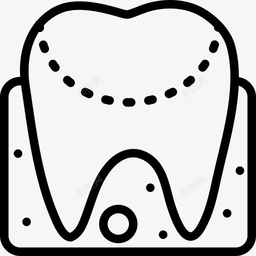 口香糖医疗器械2线性图标svg_新图网 https://ixintu.com 医疗器械2 口香糖 线性