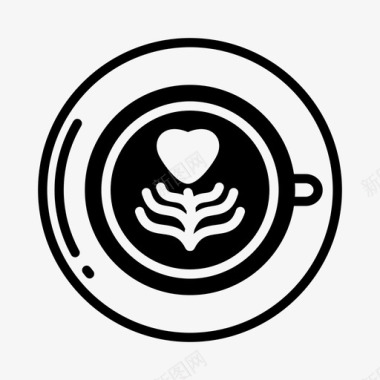 浓缩咖啡咖啡豆休息时间图标图标