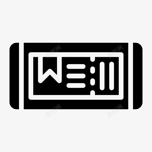 代金券手机在线图标svg_新图网 https://ixintu.com 代金券 促销 在线 手机 数字营销 票务