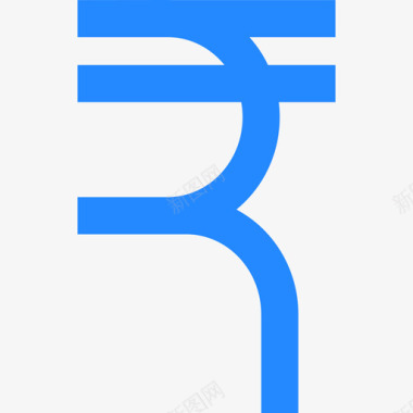 卢比货币组单位图标图标