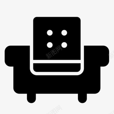 沙发椅子座椅图标图标
