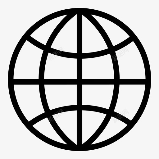 世界地球地点图标svg_新图网 https://ixintu.com 世界 地点 地球
