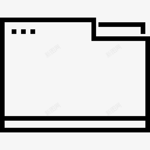 文件夹用户界面线性图标svg_新图网 https://ixintu.com 文件夹 用户界面 线性