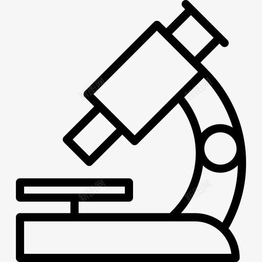 显微镜实验室研究图标svg_新图网 https://ixintu.com 实验室 显微镜 研究 药品黑色易上品