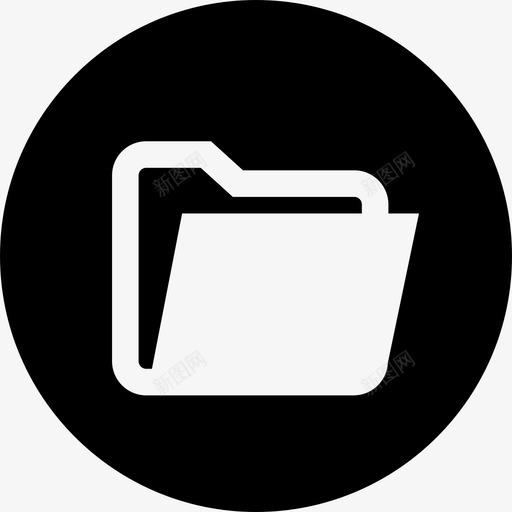 文件夹界面填充图标svg_新图网 https://ixintu.com 填充 文件夹 界面