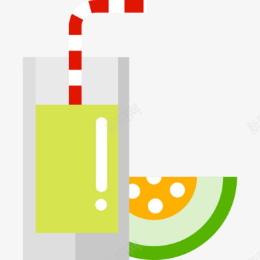 瓜汁食品果蔬汁收集图标图标