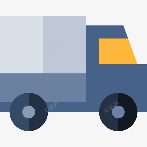 卡车商务和办公室收集平板图标svg_新图网 https://ixintu.com 卡车 商务和办公室收集 平板