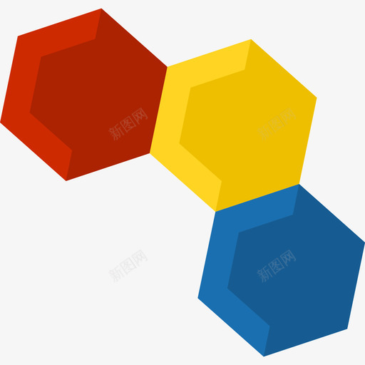 分子高中元素扁平图标svg_新图网 https://ixintu.com 分子 扁平 高中元素