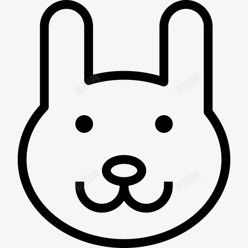 兔子人物集直系图标svg_新图网 https://ixintu.com 人物集 兔子 直系